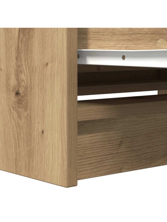 Tv-taso artesaani tammi 80x35x54 cm tekninen puu