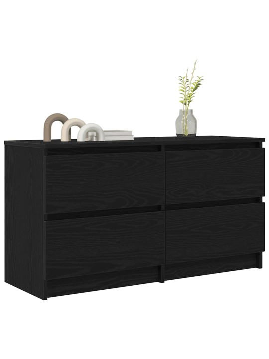 Tv-taso musta 100x35x54 cm tekninen puu