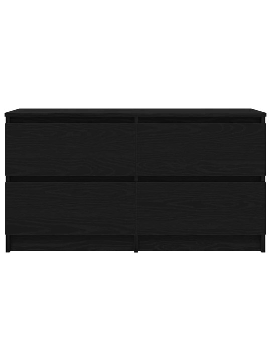 Tv-taso musta 100x35x54 cm tekninen puu