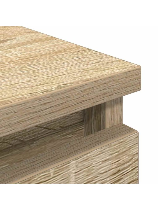 Tv-taso sonoma-tammi 100x35x54 cm tekninen puu