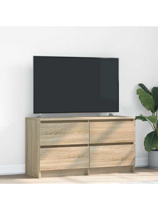 Tv-taso sonoma-tammi 100x35x54 cm tekninen puu