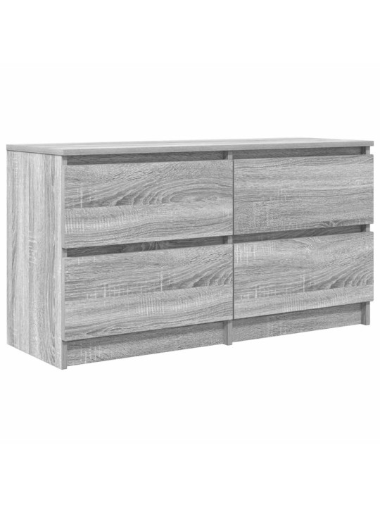 Tv-taso harmaa sonoma 100x35x54 cm tekninen puu
