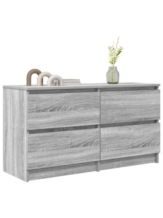 Tv-taso harmaa sonoma 100x35x54 cm tekninen puu