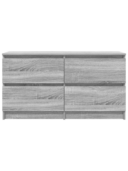 Tv-taso harmaa sonoma 100x35x54 cm tekninen puu