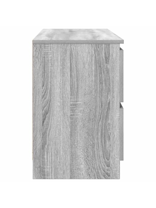 Tv-taso harmaa sonoma 100x35x54 cm tekninen puu