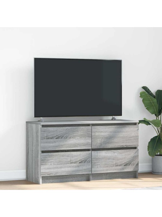Tv-taso harmaa sonoma 100x35x54 cm tekninen puu