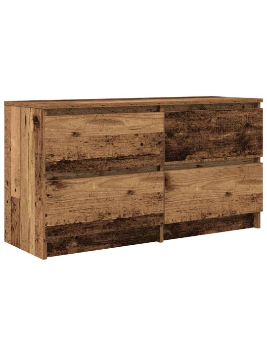 Tv-taso vanhaa puuta 100x35x54 cm tekninen puu