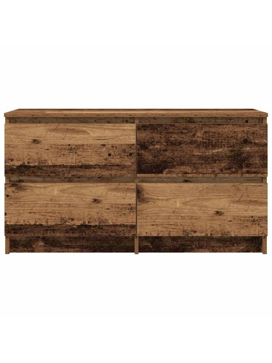 Tv-taso vanhaa puuta 100x35x54 cm tekninen puu