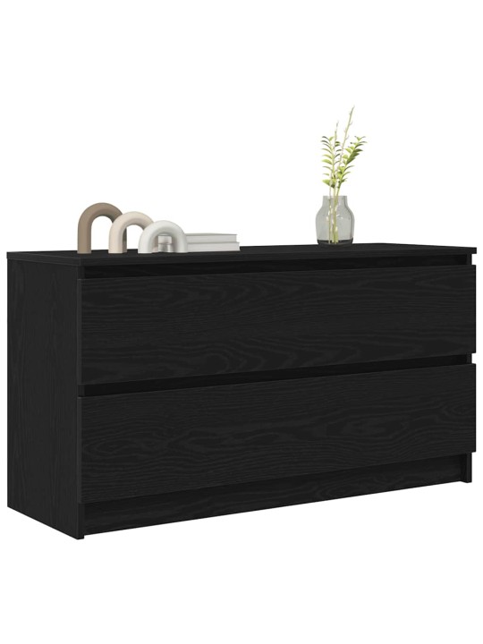 Tv-taso musta 100x35x54 cm tekninen puu
