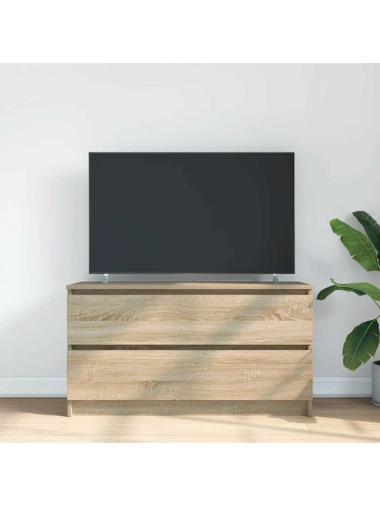 Tv-taso sonoma-tammi 100x35x54 cm tekninen puu