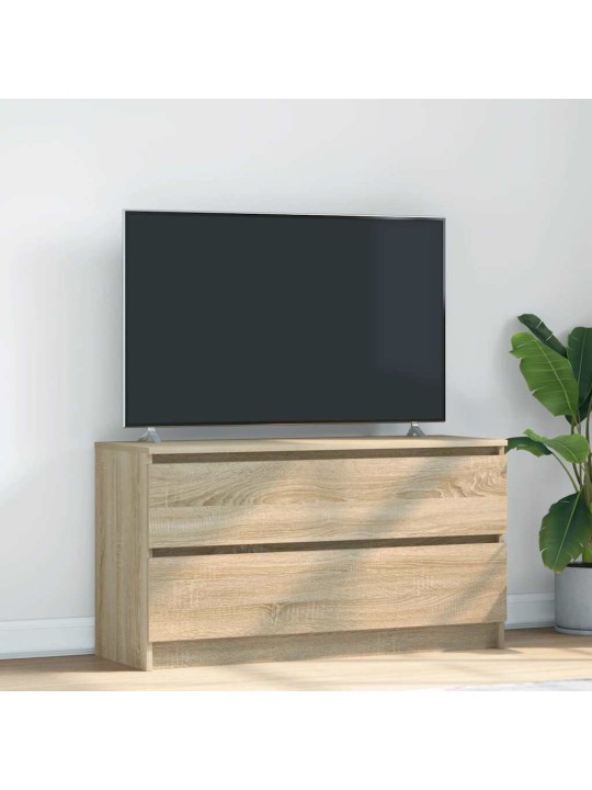 Tv-taso sonoma-tammi 100x35x54 cm tekninen puu