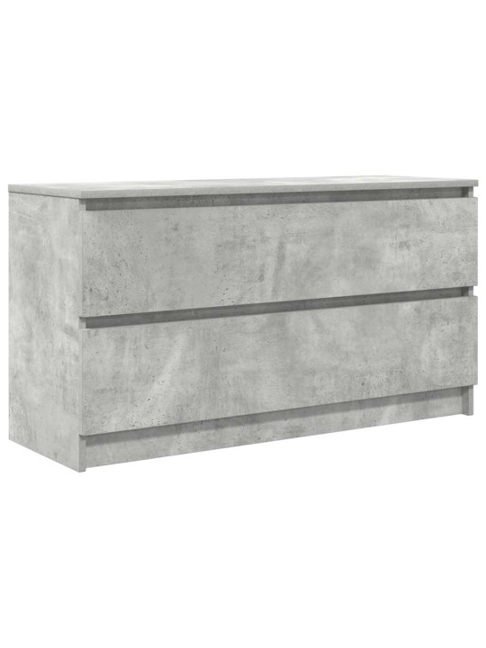 Tv-taso betoninharmaa 100x35x54 cm tekninen puu