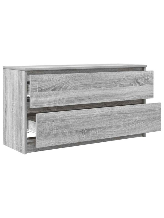 Tv-taso harmaa sonoma 100x35x54 cm tekninen puu