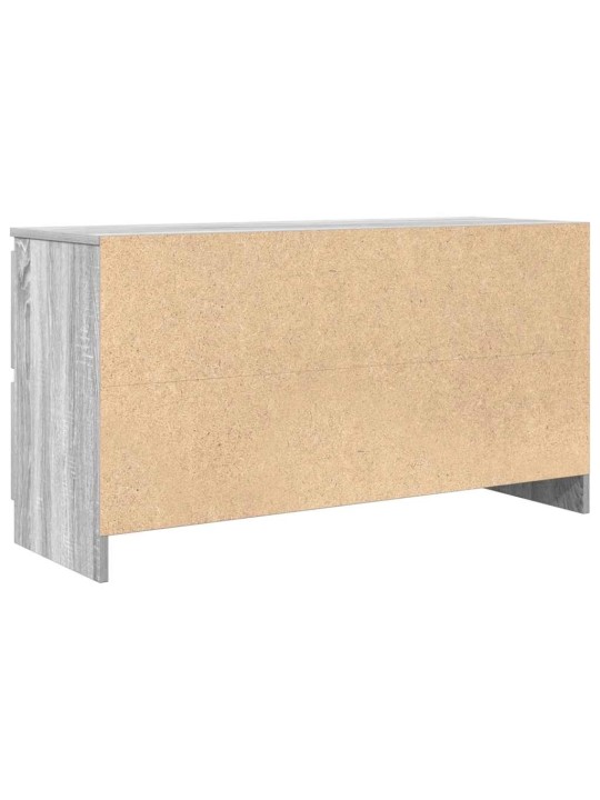 Tv-taso harmaa sonoma 100x35x54 cm tekninen puu
