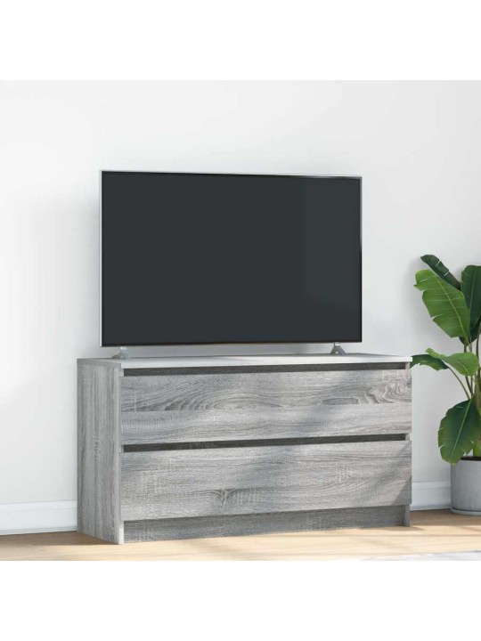 Tv-taso harmaa sonoma 100x35x54 cm tekninen puu