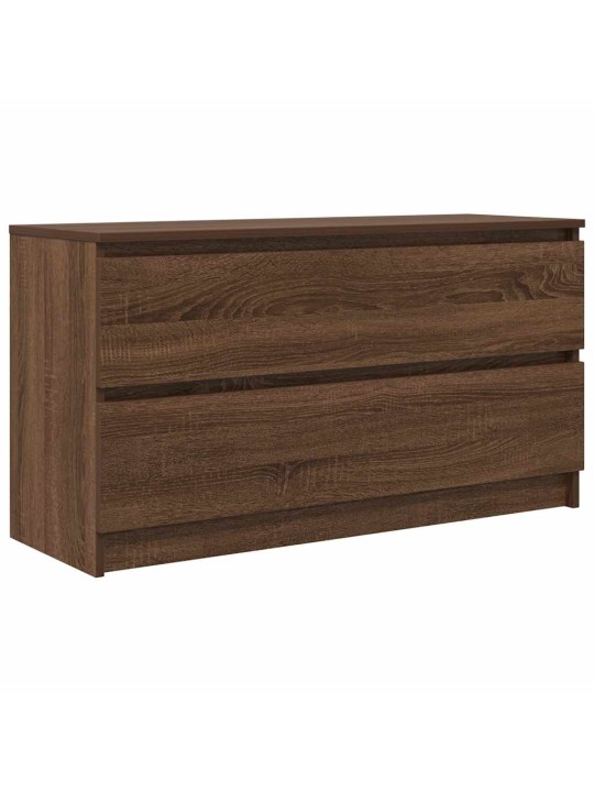 Tv-taso ruskea tammi 100x35x54 cm tekninen puu