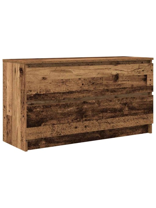 Tv-taso vanhaa puuta 100x35x54 cm tekninen puu