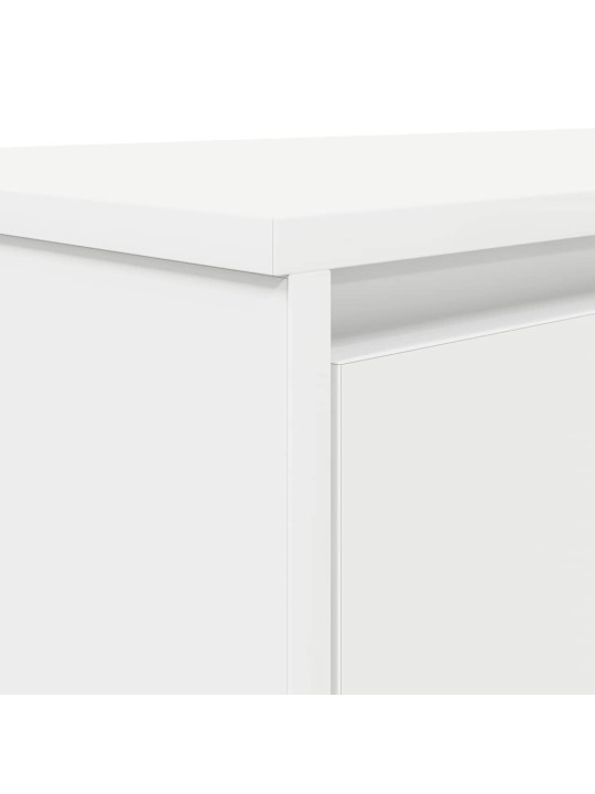 Työpöytä valkoinen 120x42x76 cm tekninen puu