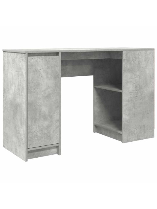 Työpöytä betoninharmaa 120x42x76 cm tekninen puu