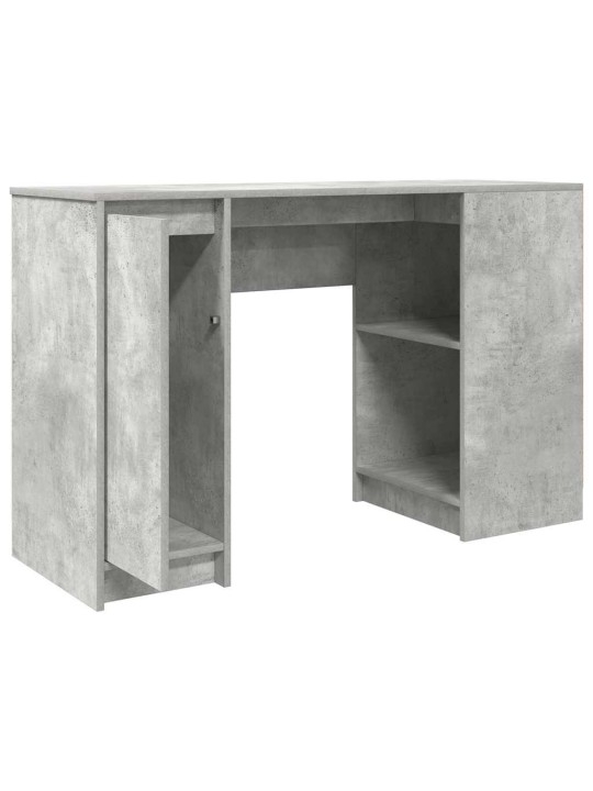 Työpöytä betoninharmaa 120x42x76 cm tekninen puu