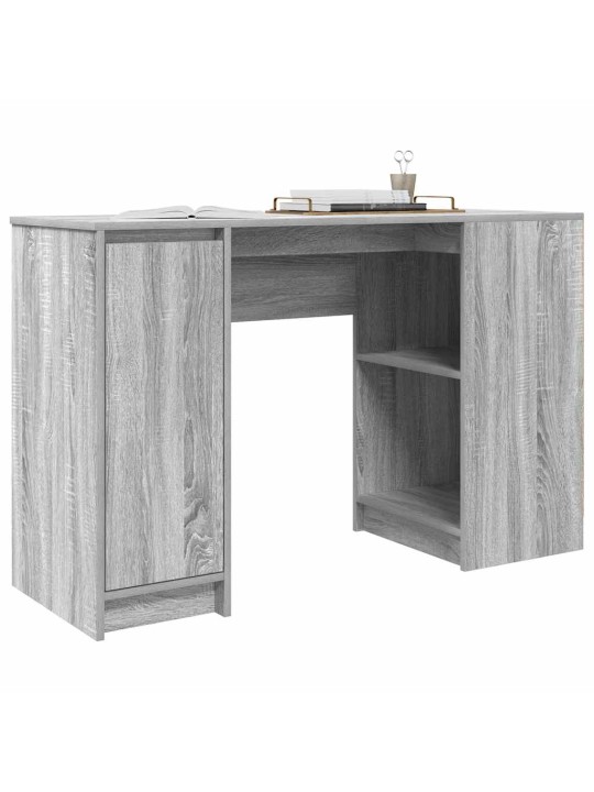 Työpöytä harmaa sonoma 120x42x76 cm tekninen puu