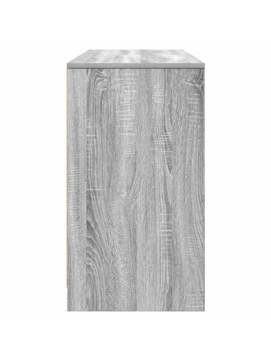 Työpöytä harmaa sonoma 120x42x76 cm tekninen puu