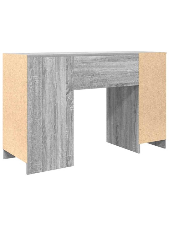 Työpöytä harmaa sonoma 120x42x76 cm tekninen puu