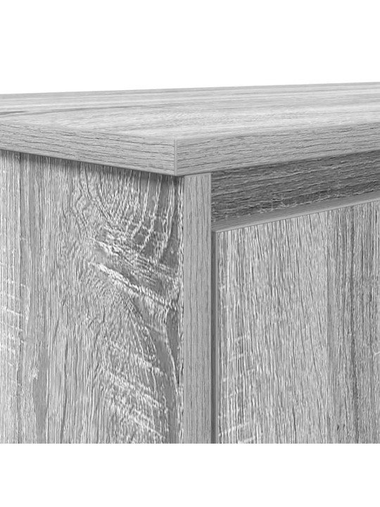 Työpöytä harmaa sonoma 120x42x76 cm tekninen puu