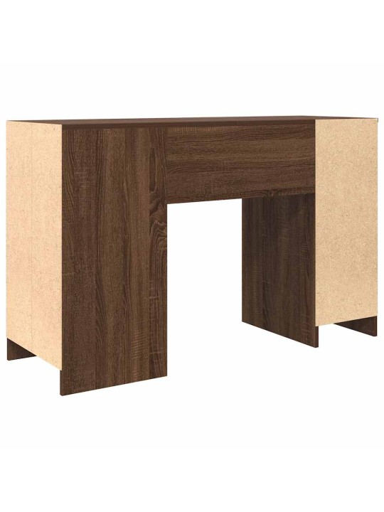 Työpöytä ruskea tammi 120x42x76 cm tekninen puu