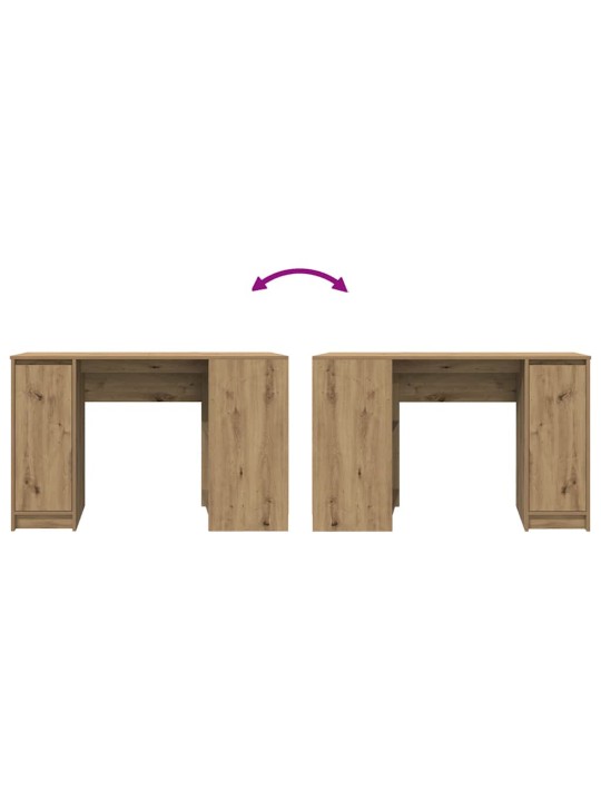 Työpöytä artesaani tammi 120x42x76 cm tekninen puu