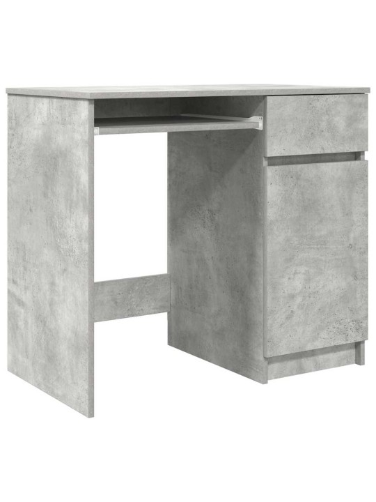Työpöytä betoninharmaa 86x49x76 cm tekninen puu