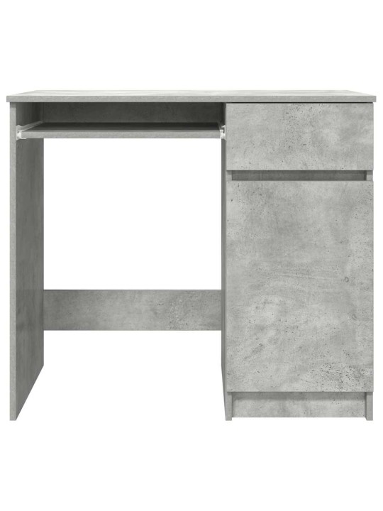 Työpöytä betoninharmaa 86x49x76 cm tekninen puu