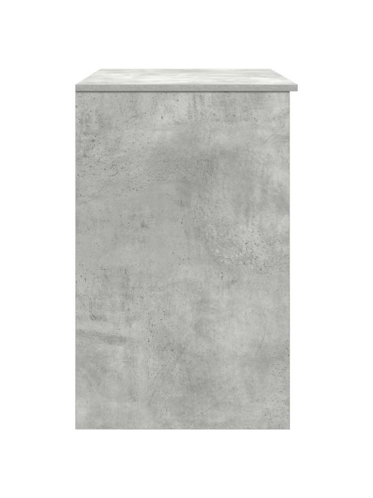 Työpöytä betoninharmaa 86x49x76 cm tekninen puu