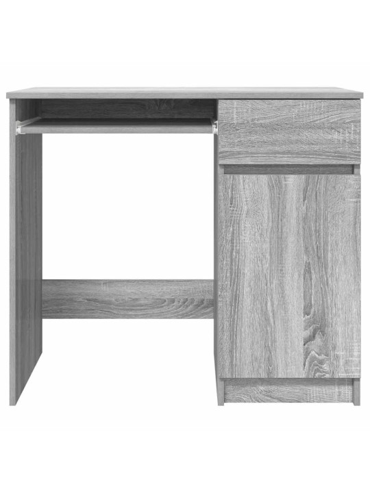 Työpöytä harmaa sonoma 86x49x76 cm tekninen puu