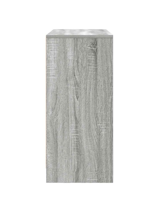 Senkki laatikoilla ja ovilla harmaa sonoma 70,5x34x74,5 cm