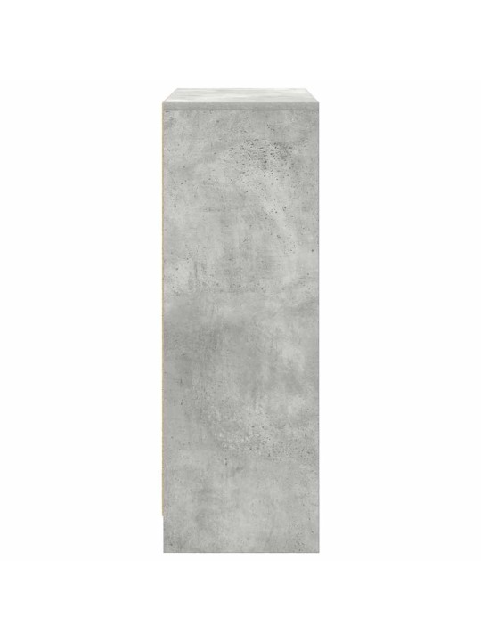 Senkki laatikoilla ja ovilla betoninharmaa 73x31x90 cm