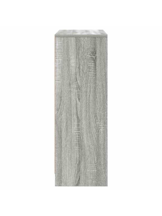 Senkki laatikoilla ja ovilla harmaa sonoma 73x31x90 cm