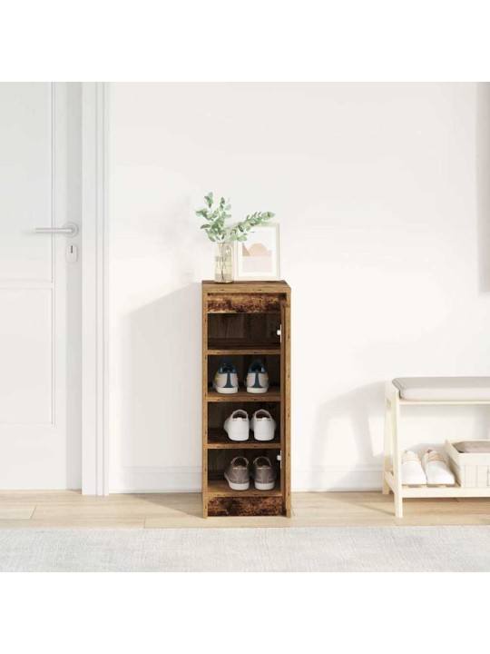 Kirjahylly vanha puu 29,5x34x76 cm lastulevy