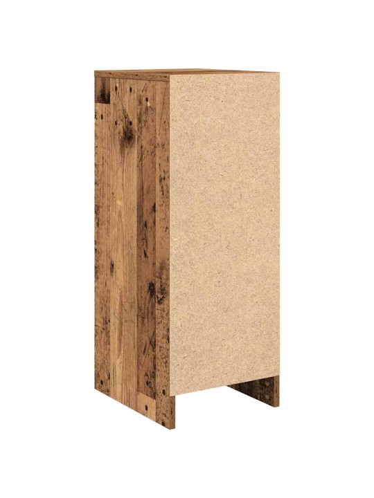 Kirjahylly vanha puu 29,5x34x76 cm lastulevy