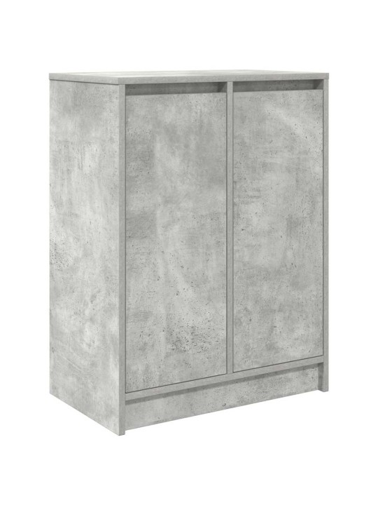 Kenkäkaappi betoninharmaa 57x34x76 cm tekninen puu