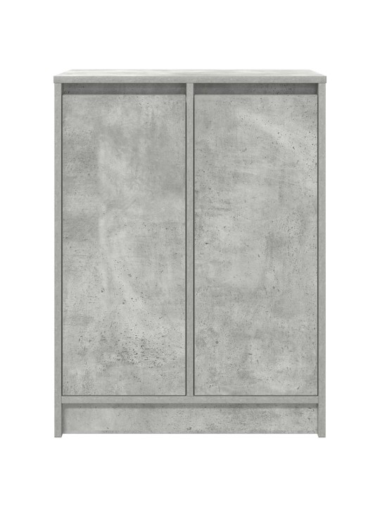 Kenkäkaappi betoninharmaa 57x34x76 cm tekninen puu