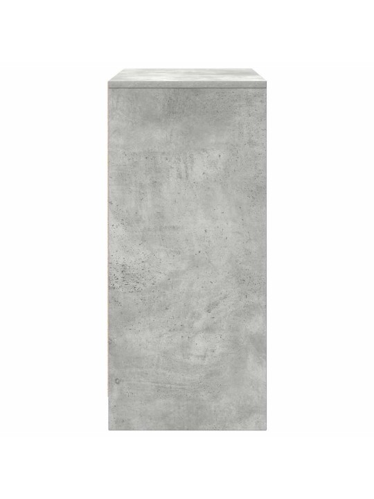 Kenkäkaappi betoninharmaa 57x34x76 cm tekninen puu