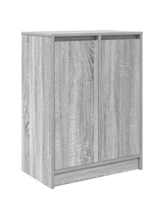 Kenkäkaappi harmaa sonoma 57x34x76 cm tekninen puu