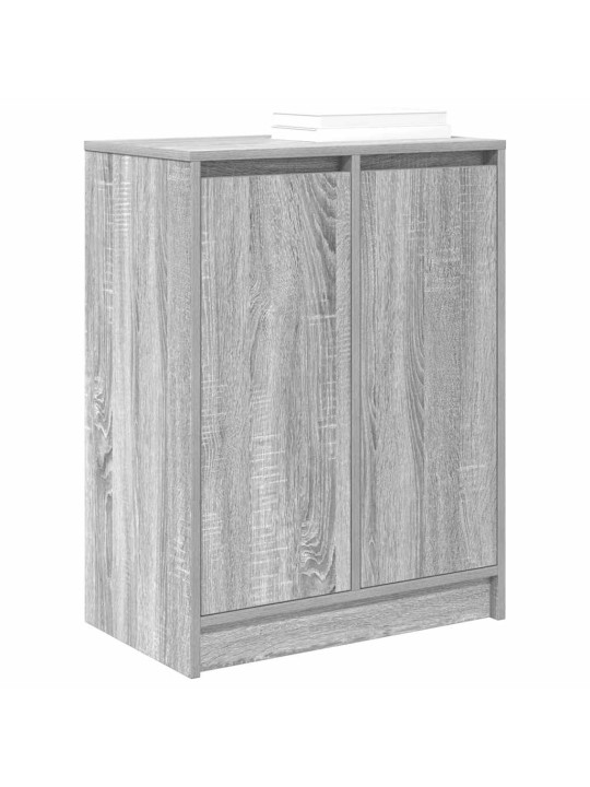 Kenkäkaappi harmaa sonoma 57x34x76 cm tekninen puu