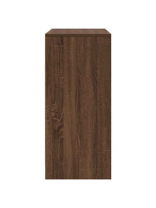 Kenkäkaappi ruskea tammi 57x34x76 cm tekninen puu