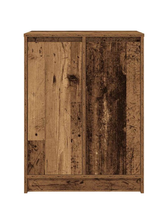 Kenkäkaappi vanha puu 57x34x76 cm lastulevy