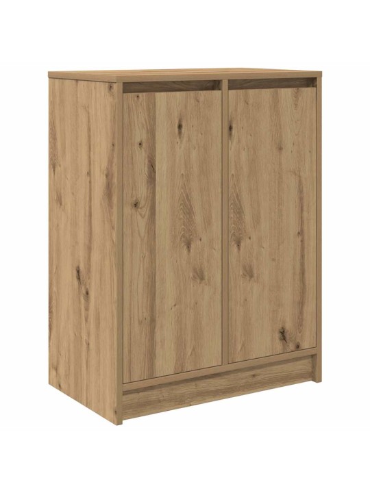 Kenkäteline ruskea tammi 57x34x76 cm tekninen puu
