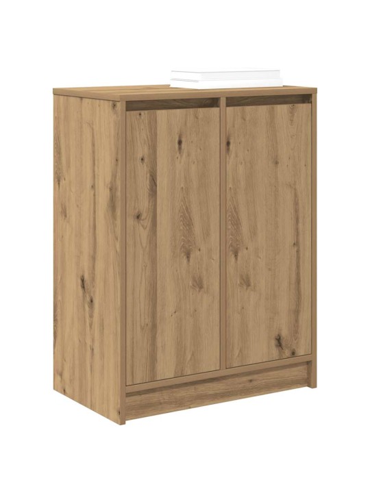 Kenkäteline ruskea tammi 57x34x76 cm tekninen puu