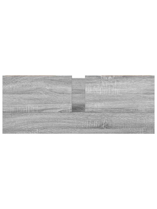 Pesuallaskaappi laatikoilla harmaa sonoma 90x34,5x60 cm