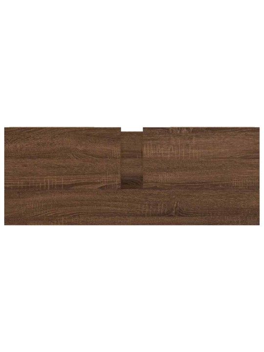 Allaskaappi laatikoilla ruskea tammi 90x34,5x60 cm